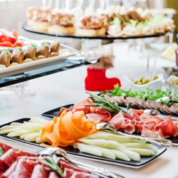 Catering Food Served at Party